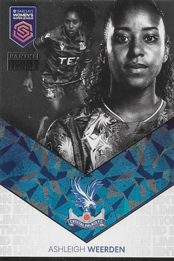 ASHLEIGH WEERDEN Limited Edition Card - WSL 2025 Women's Super League - Panini Adrenalyn XL (Crystal Palace)