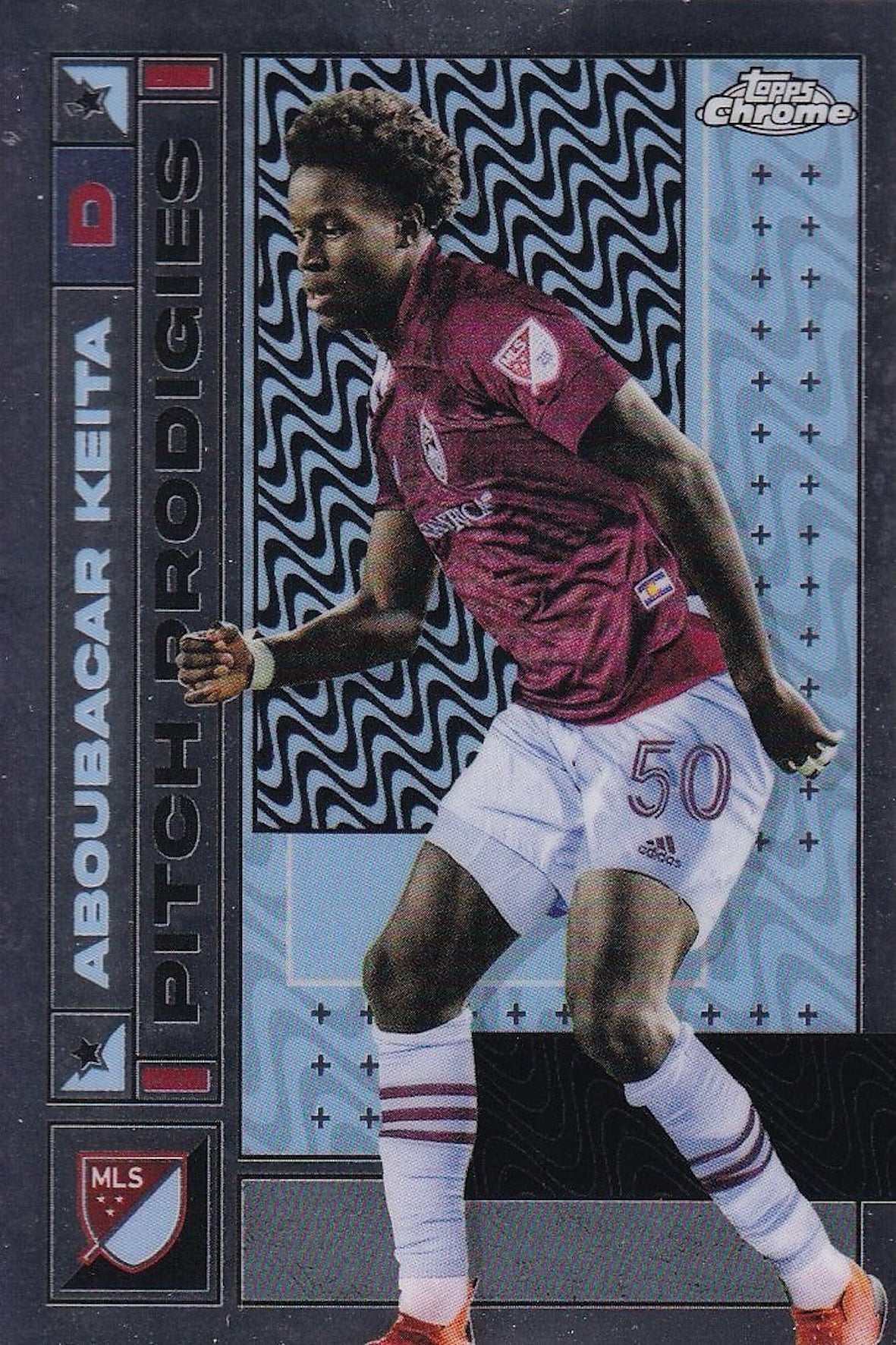 Aboubacar Keita 2022 Topps Chrome MLS #71 Colorado Rapids Soccer Card