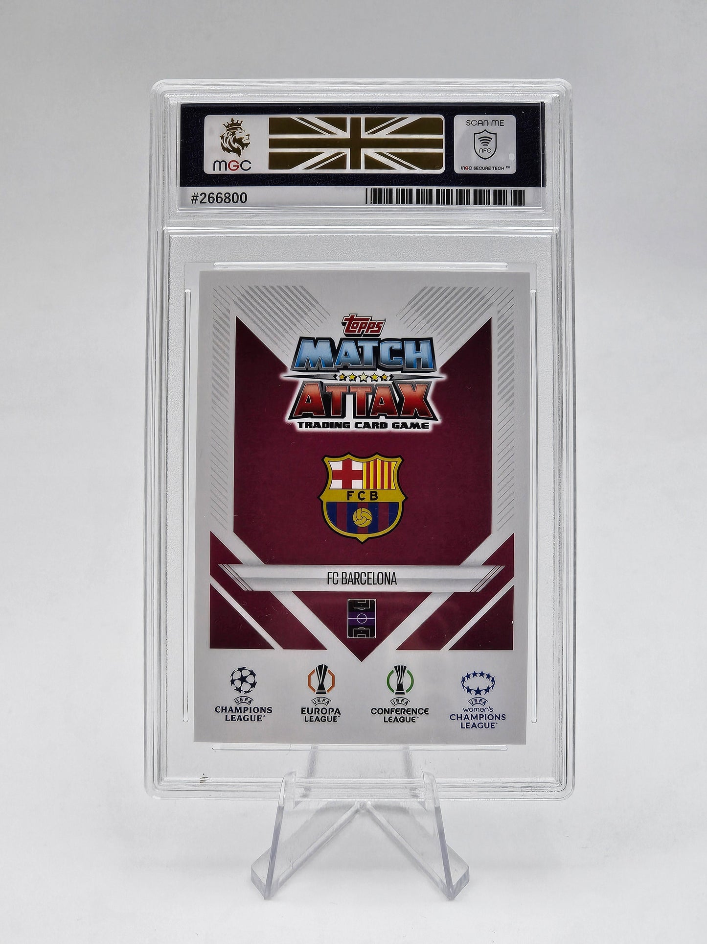 Aitana Bonmatí Box Office Baller Football Card - Match Attax Extra 24/25 MGC 10 Graded, Barcelona