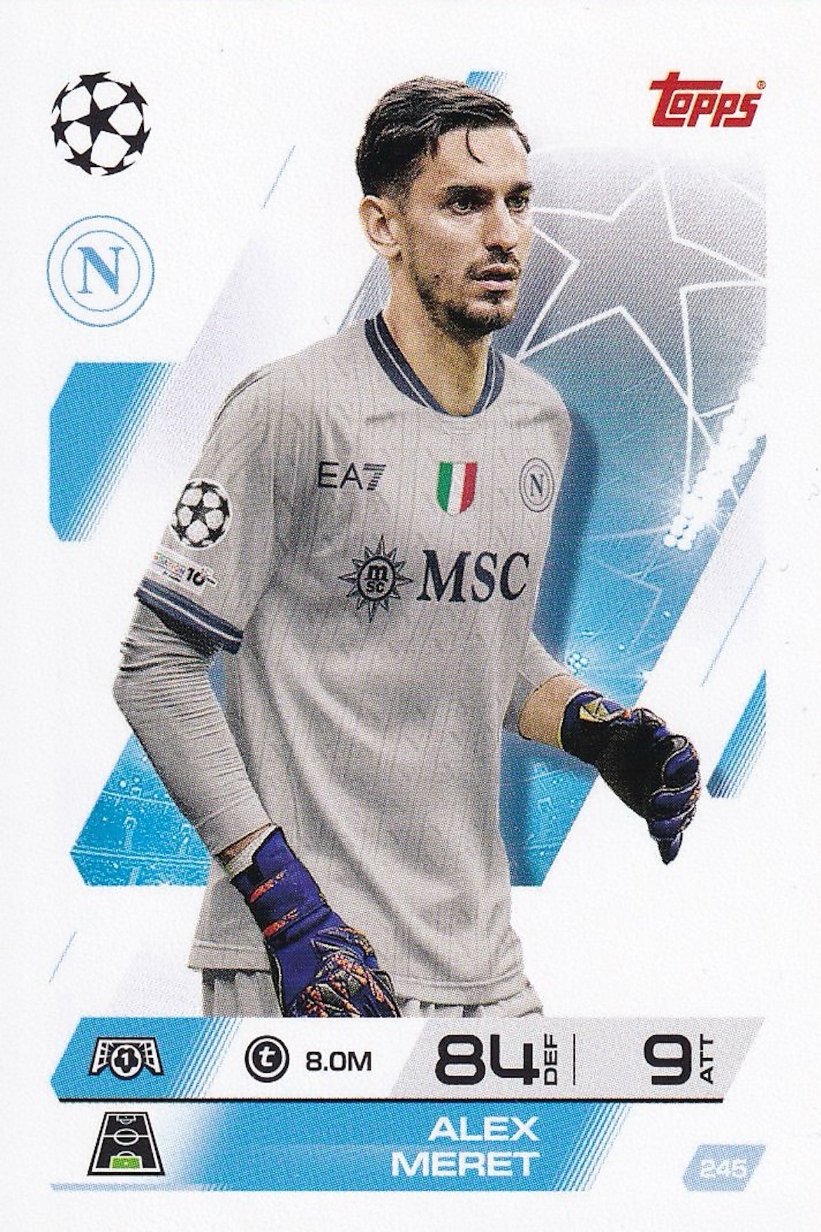 Alex Meret Base Card #245 - Topps Match Attax 25/26 (2025/2026) SSC Napoli