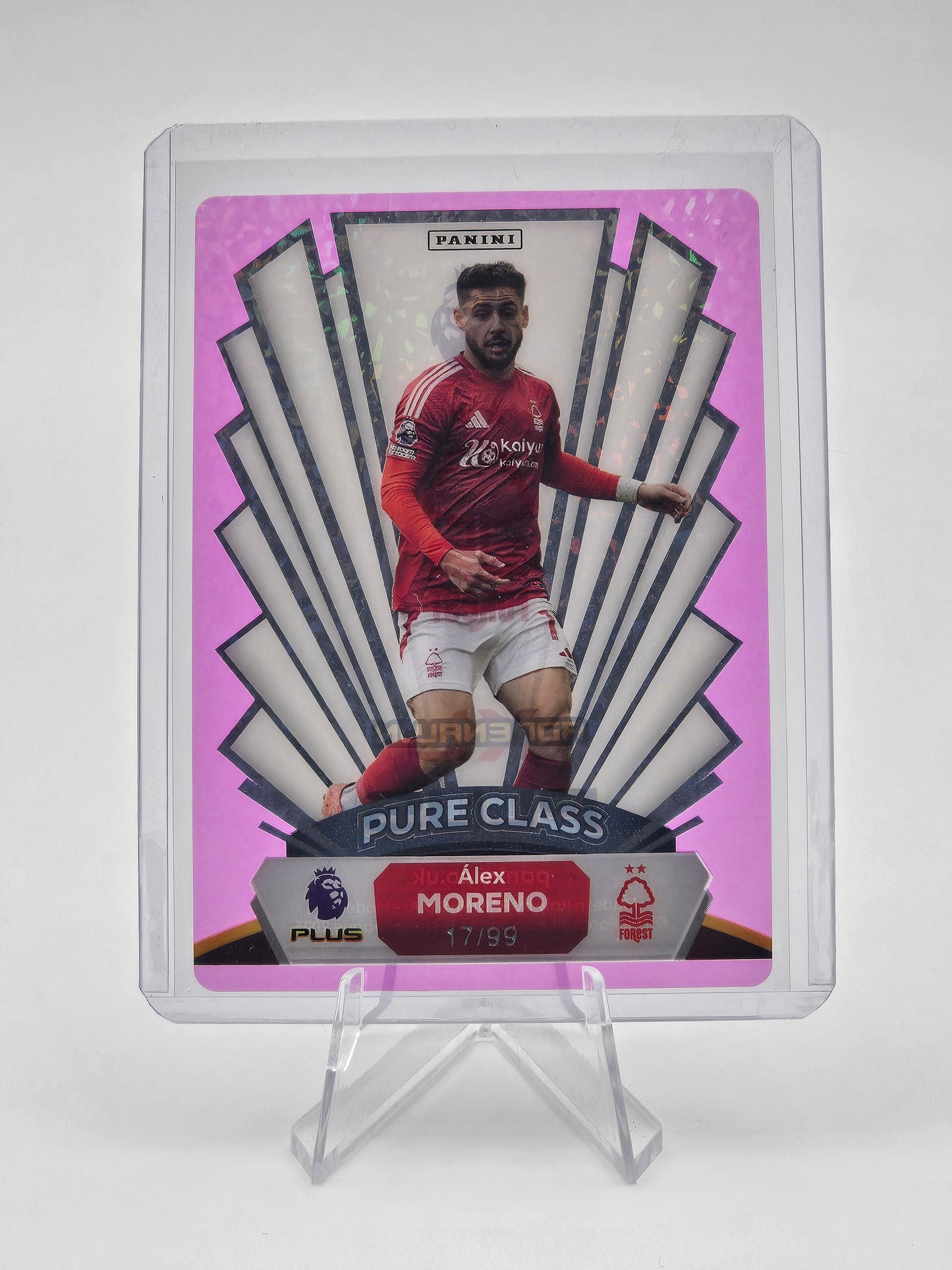 Alex Moreno Purple Pure Class Parallel Card 17/99 Adrenalyn XL PLUS 2025 RARE