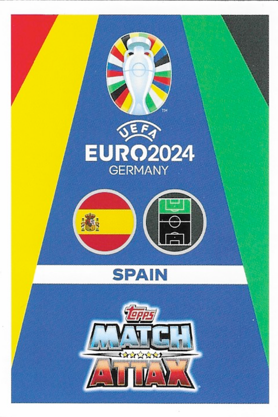 Alvaro Morata Golden Goalscorer Card No GG 11 - Topps Match Attax Euro 2024