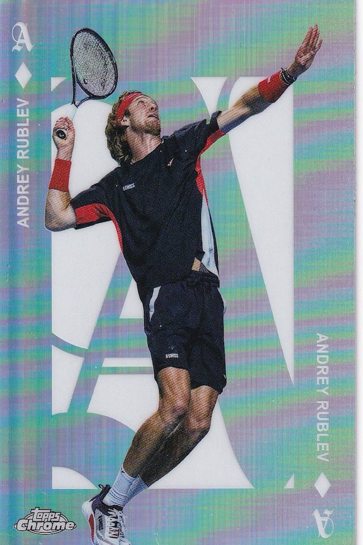 Andrey Rublev ACE-19 Card - Topps Chrome Tennis 2025
