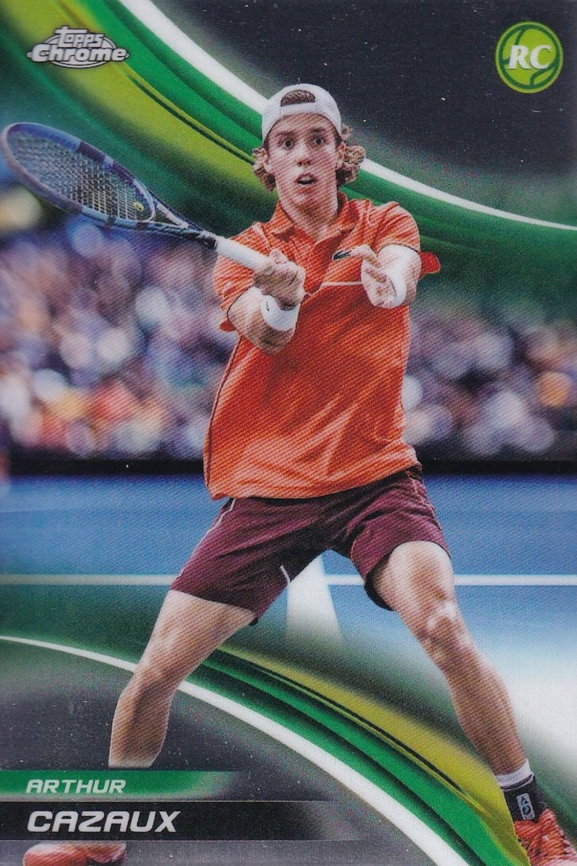 Arthur Cazaux Rookie (RC) Base Card #295 - Topps Chrome Tennis 2025