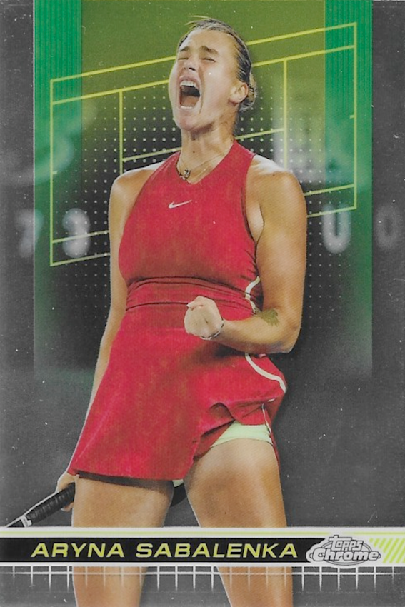 Aryna Sabalenka Topps Chrome Tennis 2024 Card #21 | Collectible