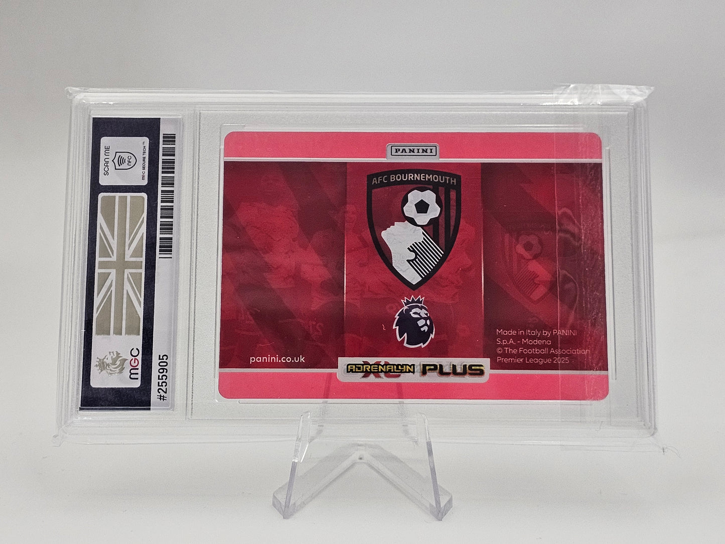 BOURNEMOUTH RED CHEMISTRY Parallel Card 19/25, Adrenalyn XL PLUS 2025 (MGC Graded 9)