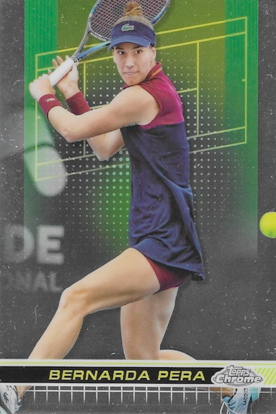 Bernarda Pera 2024 Topps Chrome Tennis Base Card #130 NM