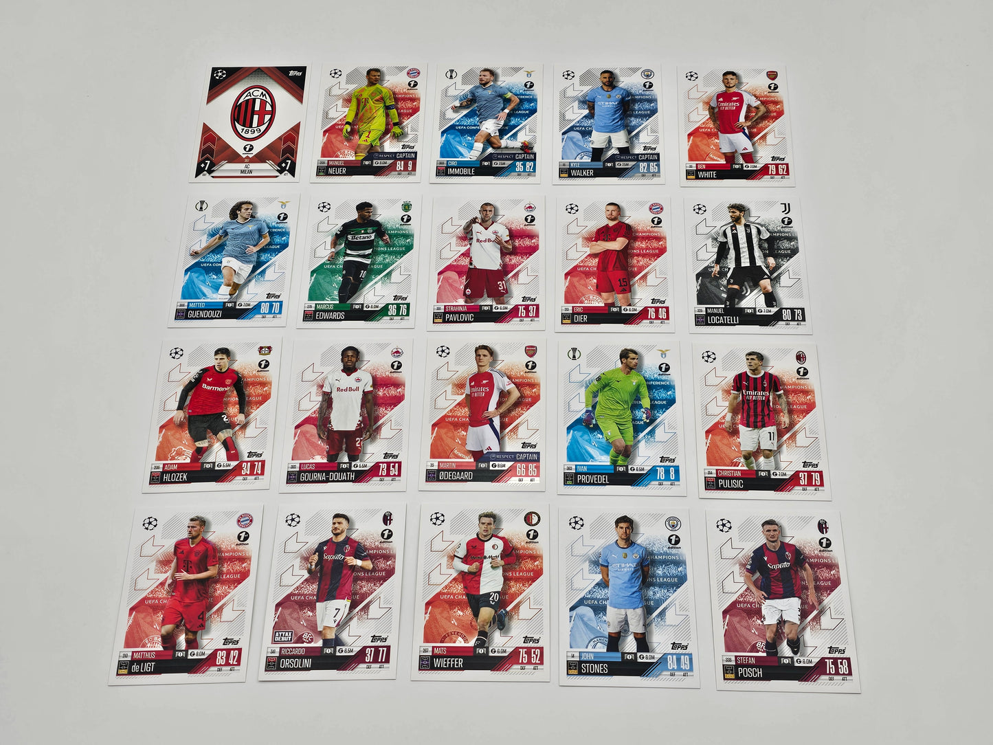Bundle/Job Lot of 20 x Topps Match Attax 2024/2025 1st Edition Football Cards