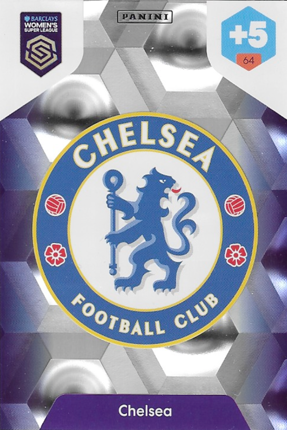Chelsea Club Crest Card #64 - WSL 2025 Women's Super League - Panini Adrenalyn XL