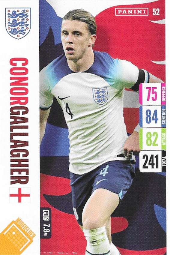 Conor Gallagher Base Card Number 52 Adrenalyn XL 2024 England Wayne