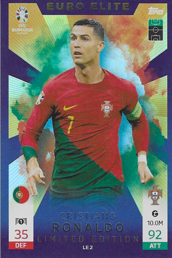 LE2 Cristiano Ronaldo Portugal Limited Edition Card Match Attax Ue Wayne Jackson Gaming