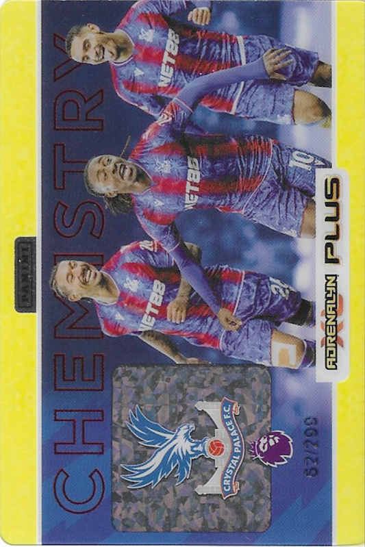 Crystal Palace CHEMISTRY Yellow Parallel Card 62/299 - Adrenalyn XL PLUS 2025