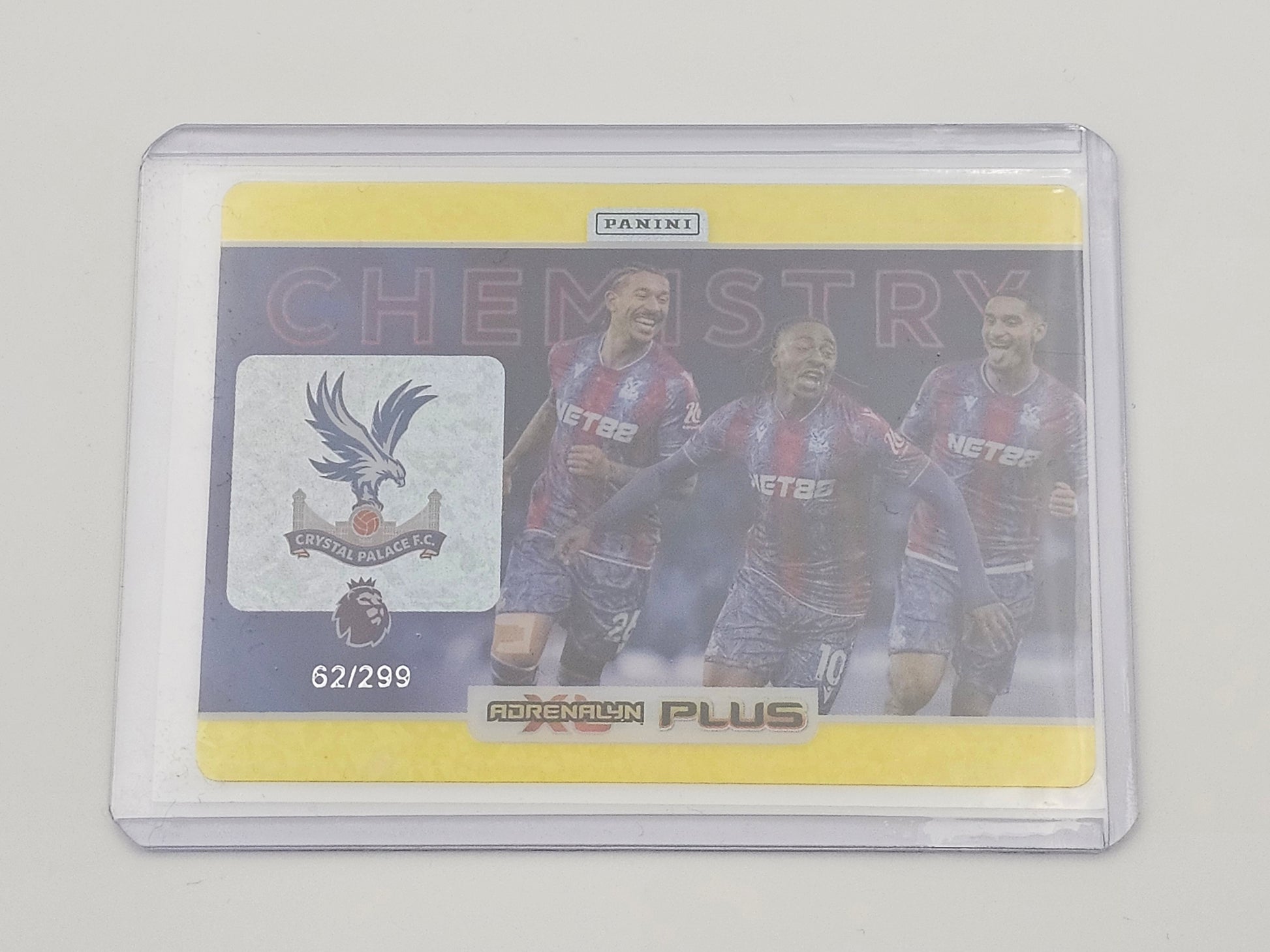 Crystal Palace CHEMISTRY Yellow Parallel Card 62/299 - Adrenalyn XL PLUS 2025
