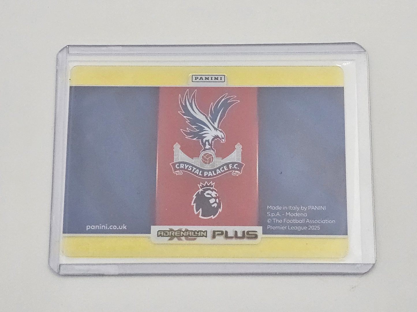 Crystal Palace CHEMISTRY Yellow Parallel Card 62/299 - Adrenalyn XL PLUS 2025