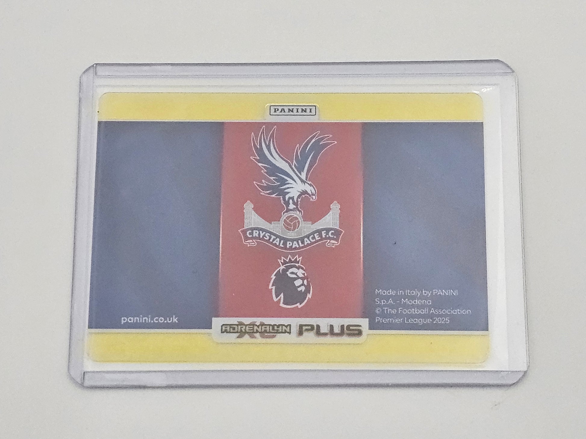 Crystal Palace CHEMISTRY Yellow Parallel Card 62/299 - Adrenalyn XL PLUS 2025
