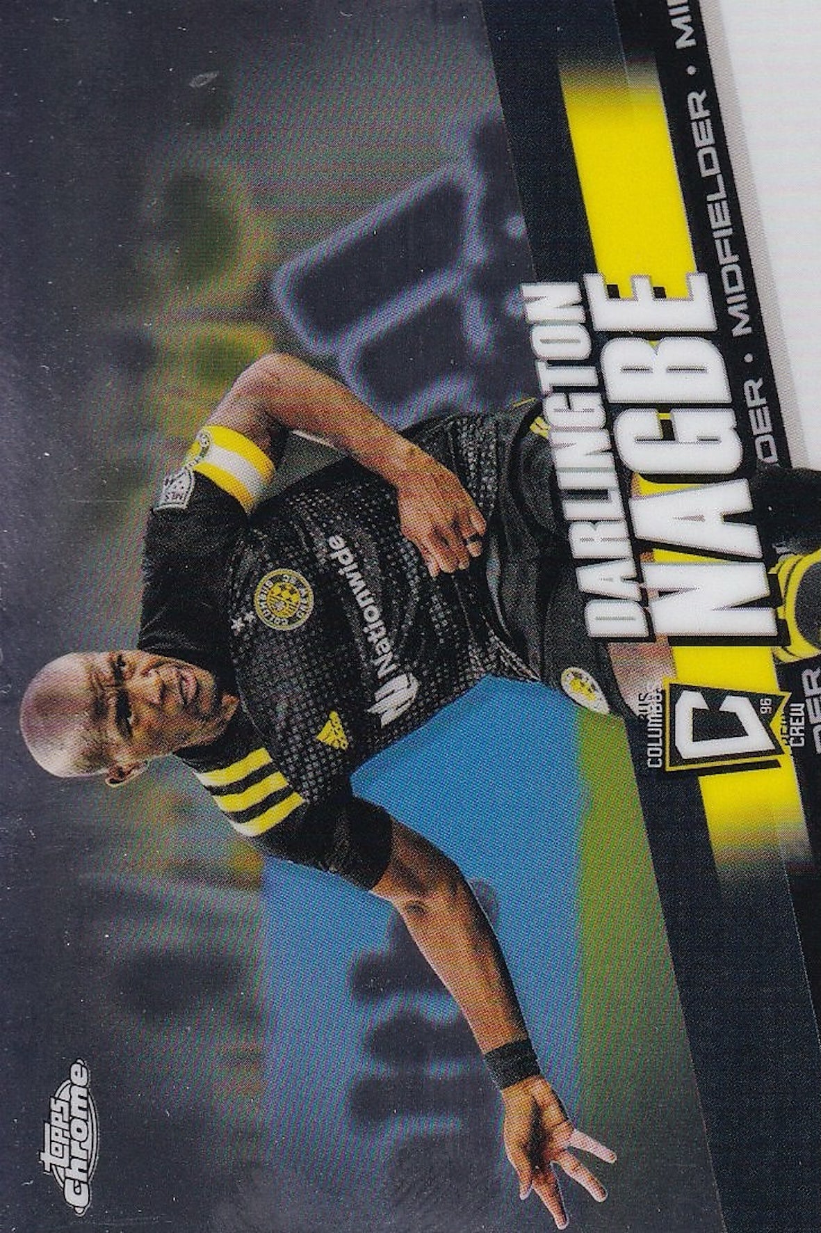 Darlington Nagbe Base Card #52 - Topps Chrome 2022 MLS - Columbus Crew