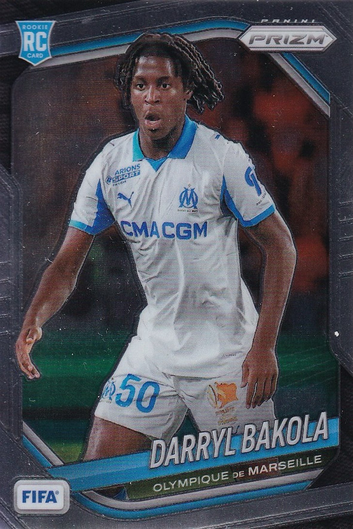 Darryl Bakola Rookie Card #148 - 2025-26 Panini Prizm FIFA Soccer (Olympique De Marseille)