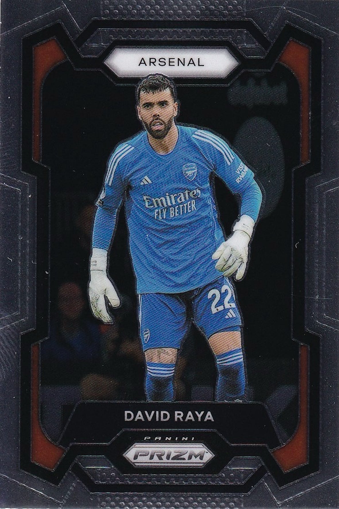 David Raya Base Card #20 - Panini Prizm Premier League 23-24 (Arsenal)