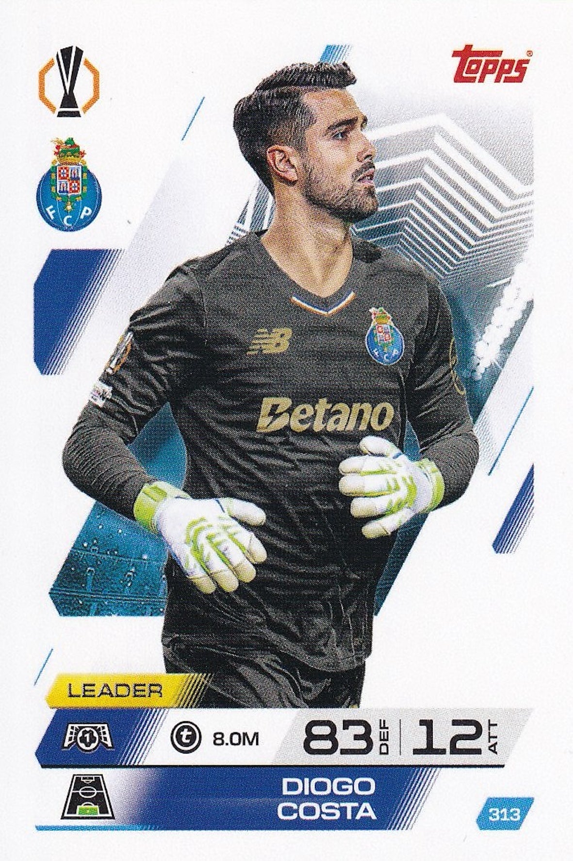 Diogo Costa Base Card #313 - Topps Match Attax 25/26 (2025/2026)