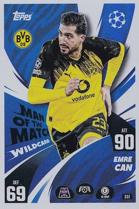 Emre Can Man of the Match Wildcard #331 - Topps Match Attax 25/26 (2025/2026)