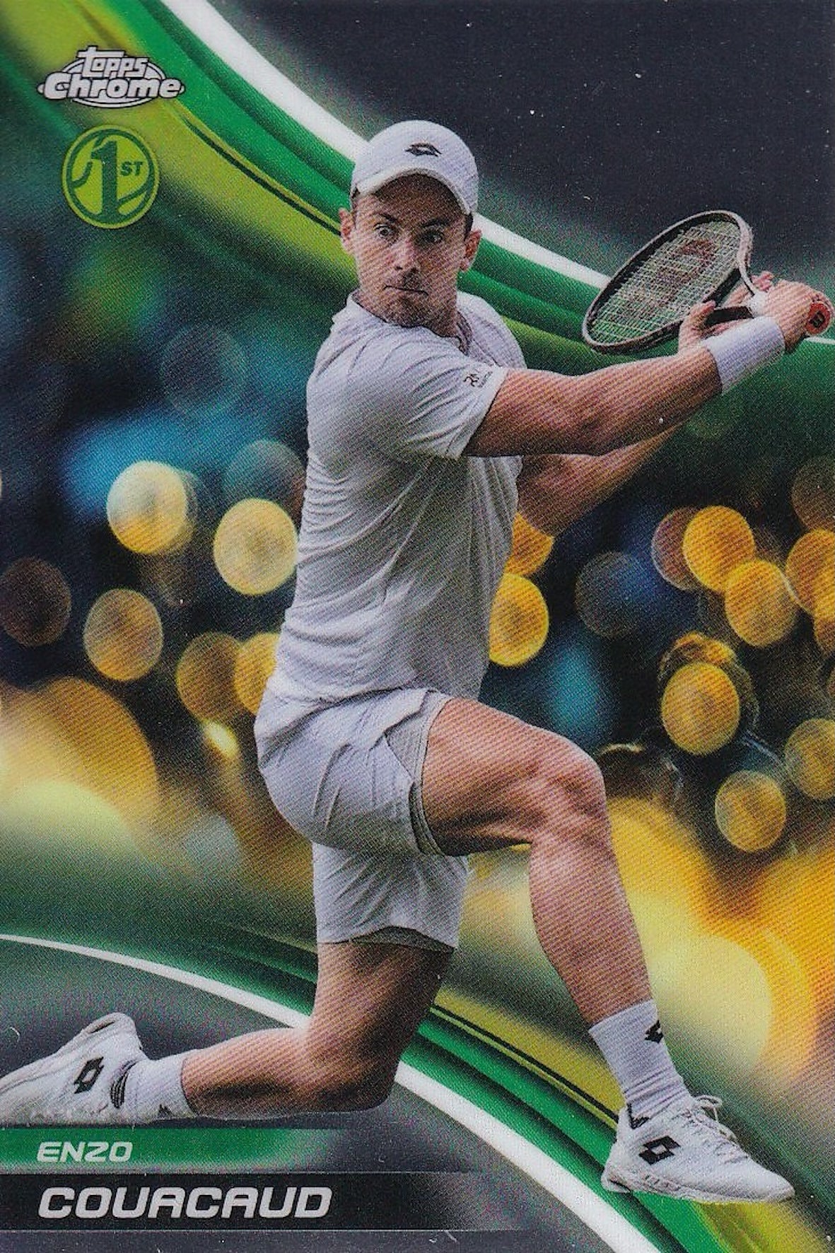 Enzo Couacaud Base Card #229 - Topps Chrome Tennis 2025
