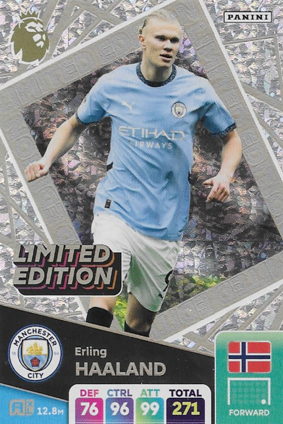 Erling Haaland Limited Edition Card - Panini Adrenalyn XL 2025 Wayne Jackson Gaming Erling Haaland Limited Edition Card - Panini Adrenalyn XL 2025 Wayne Jackson Gaming