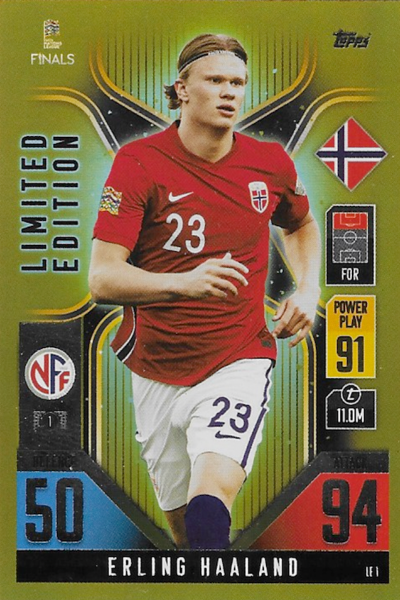 23-24 Topps 黒みがかっ ERLING HAALAND ハーランド インサートパラ 23-24 Topps 黒みがかっ ERLING HAALAND ハーランド インサートパラ