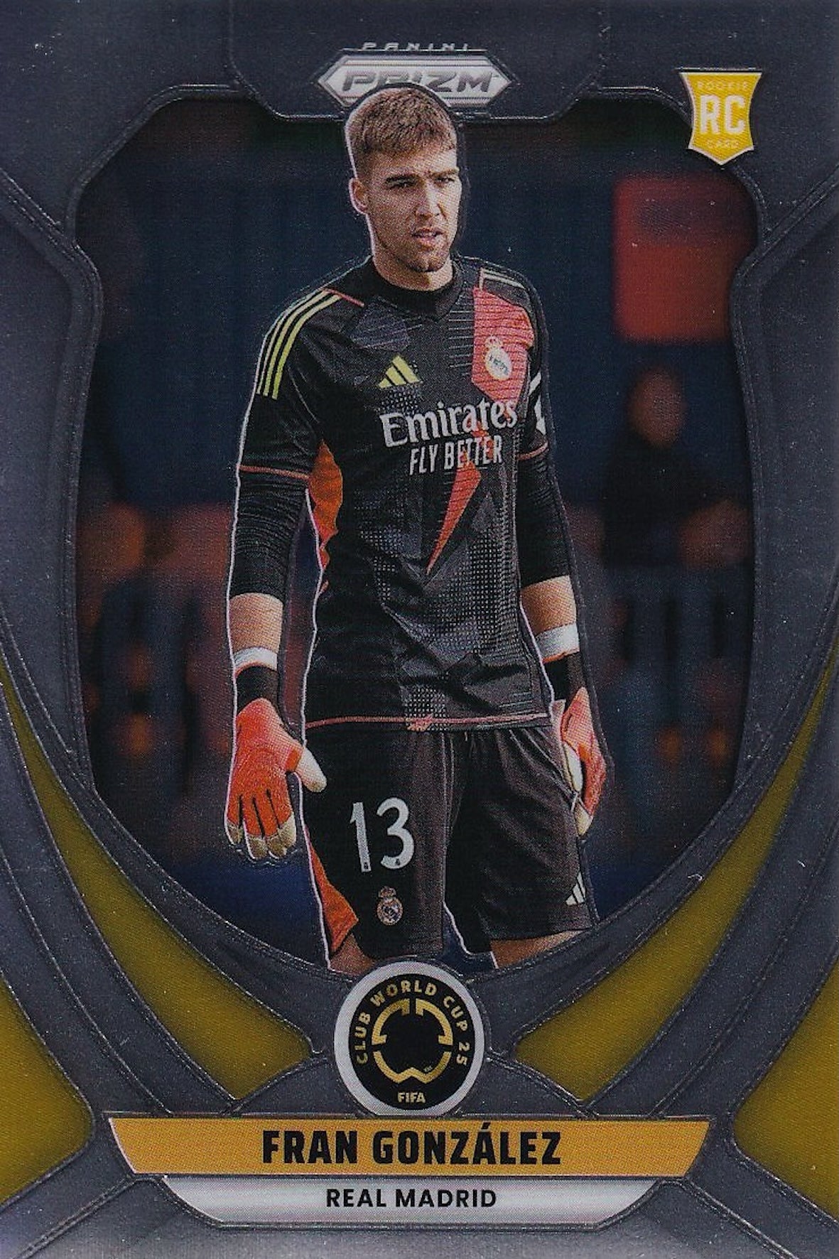 Fran Gonzalez Rookie (RC) Base Card #161 - Panini Prizm FIFA Club World Cup 25 (2025) - Real Madrid