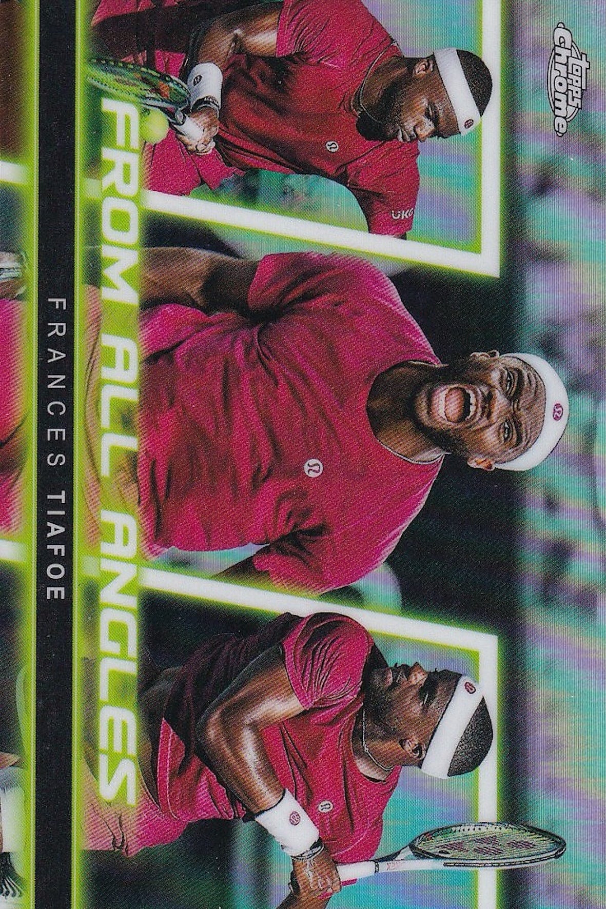Frances Tiafoe From All Angles Card #FAA-7 - Topps Chrome Tennis 2025