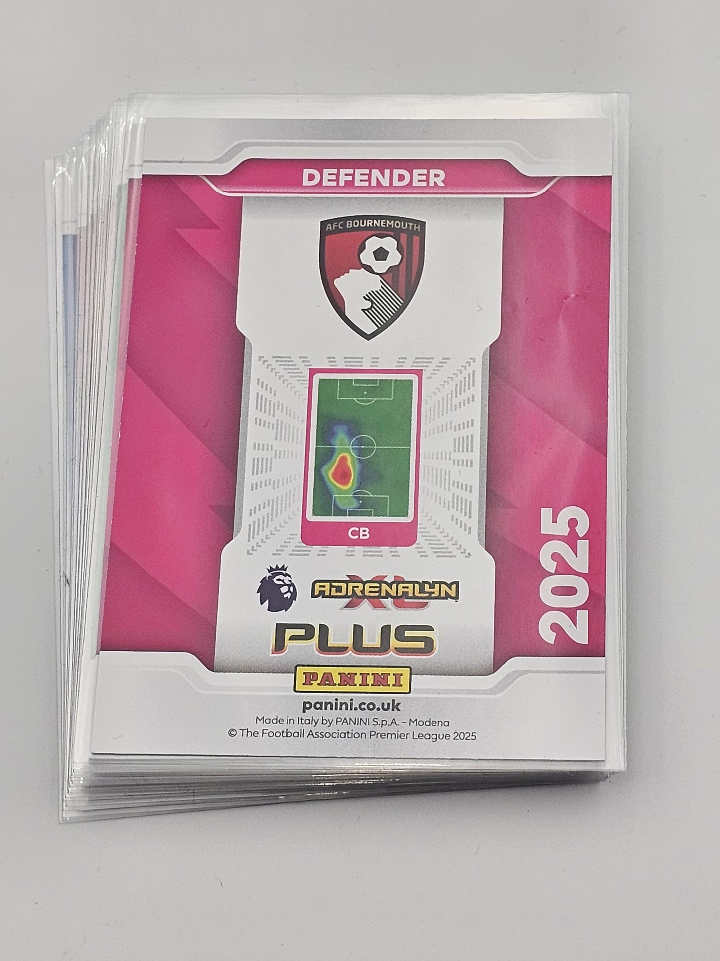 Full Team Set of all 18 AFC Bournemouth Cards - Panini Adrenalyn XL PLUS 2025