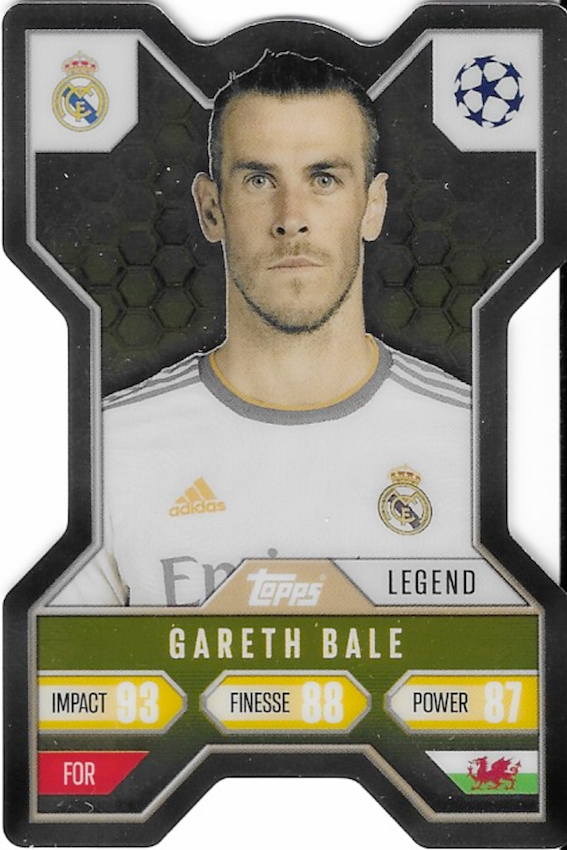 Gareth Bale Chrome X Card, CX 7 - Topps Match Attax Extra 24/25 (2024/2025)