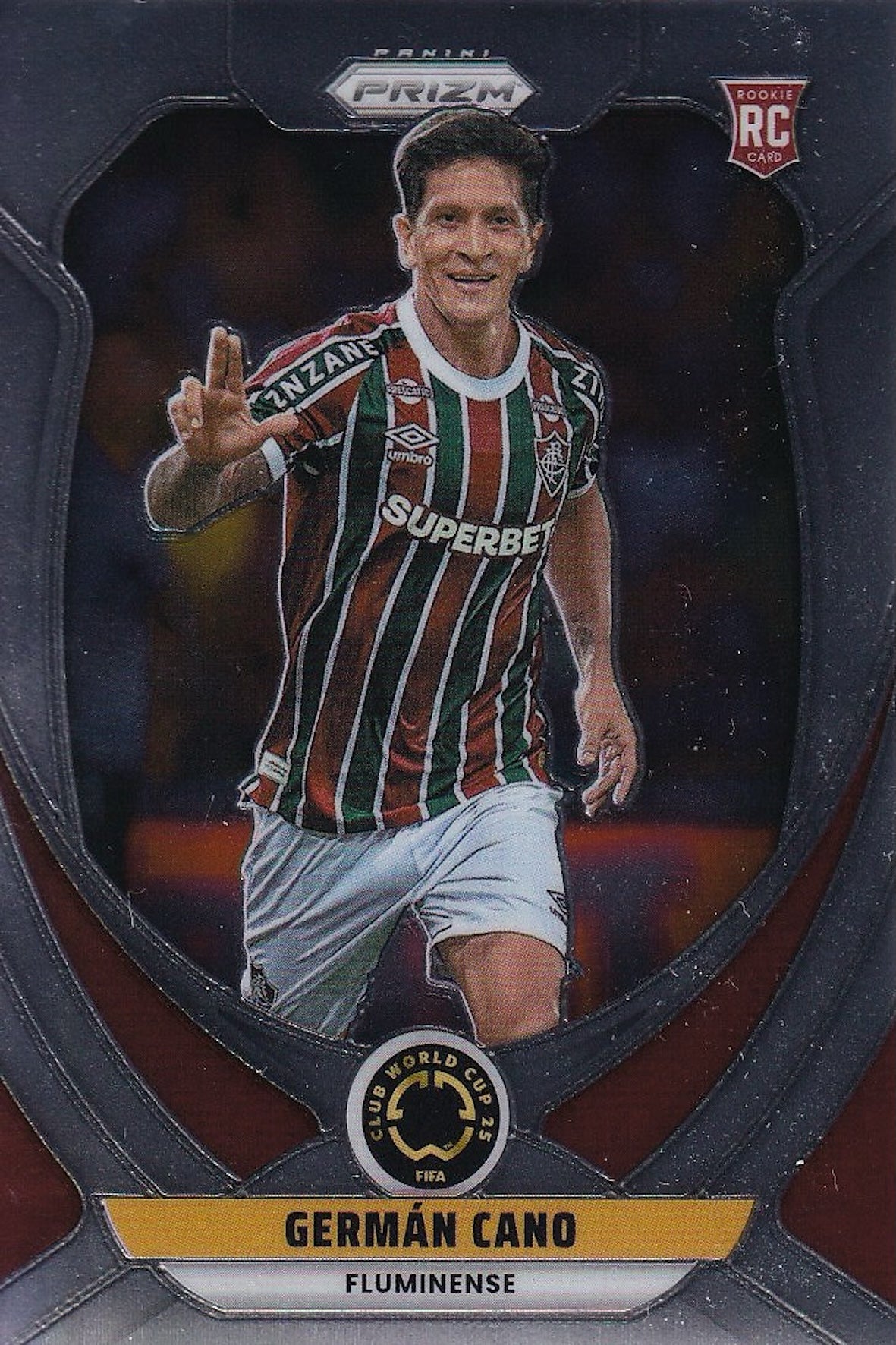 German Cano Rookie (RC) Card #111 - Panini Prizm FIFA Club World Cup 25 (2025) Fluminense FC