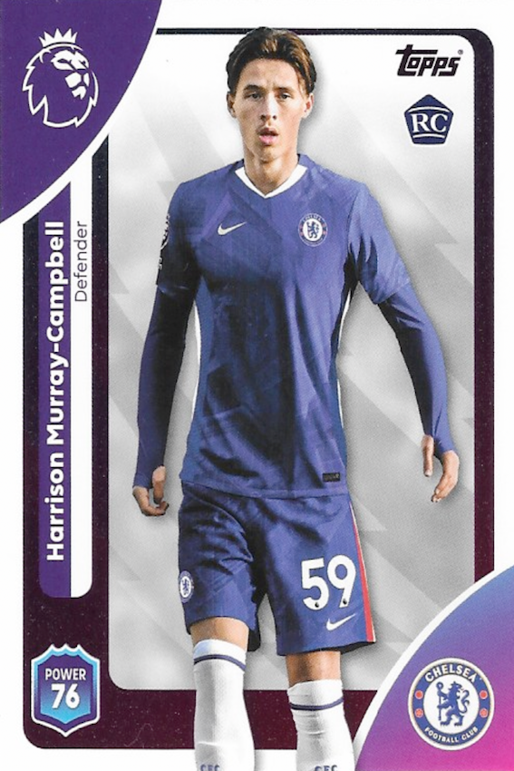 Harrison Murray-Campbell Rookie Card #97 - Topps Premier League 2025/26 Chelsea