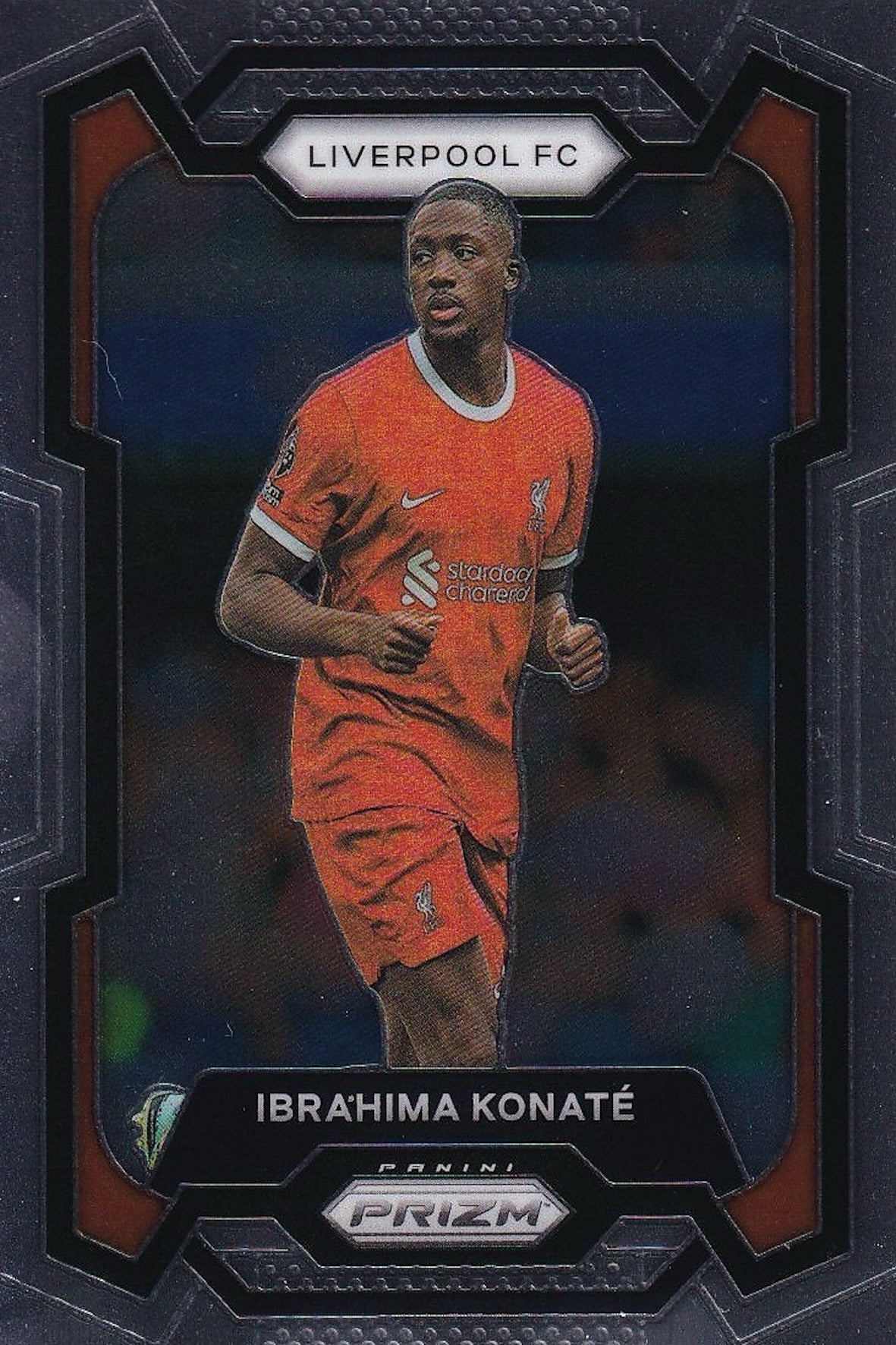 Ibrahima Konate Base Card #82 - 2023-24 Panini Prizm Premier League Soccer (Liverpool)
