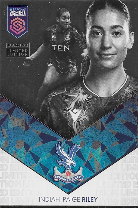 Indiah Paige Riley Limited Edition Card - WSL 2025 Women's Super League - Panini Adrenalyn XL (Crystal Palace)