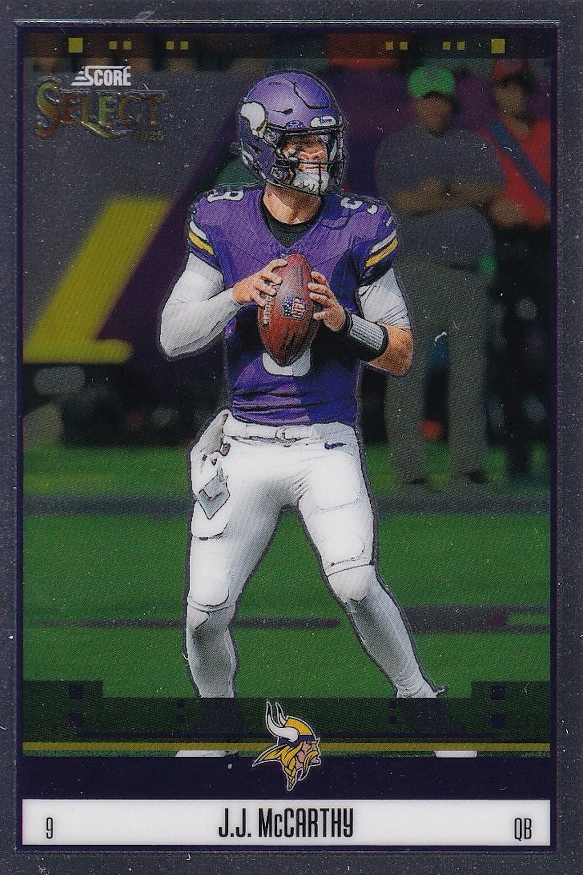J.J.McCarthy Card #20 - 2025 Panini Select Football | Minnesota Vikings