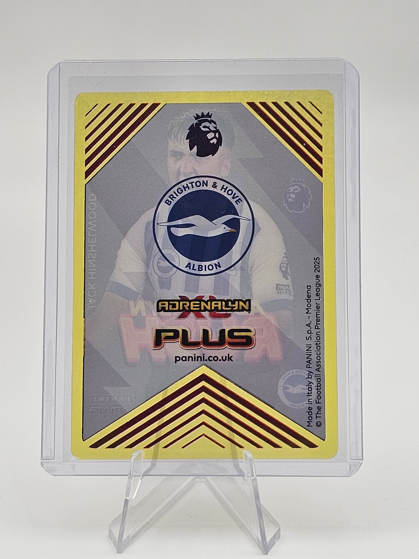 Jack Hinshelwood Adrenalyn Rush PLUS 2025 Yellow Numbered Parallel Card 162/299