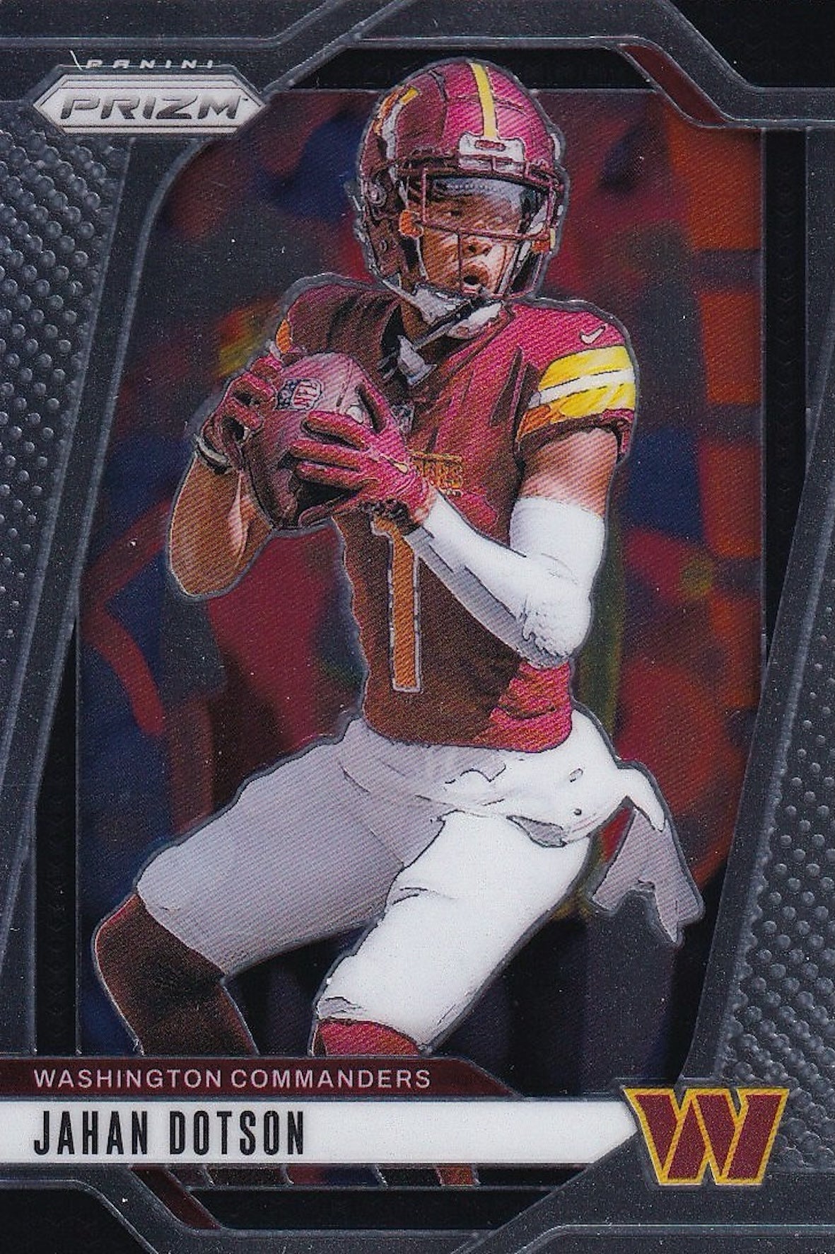 Jahan Dotson 2024 Panini Prizm Football Base Card #290 | Washington Commanders