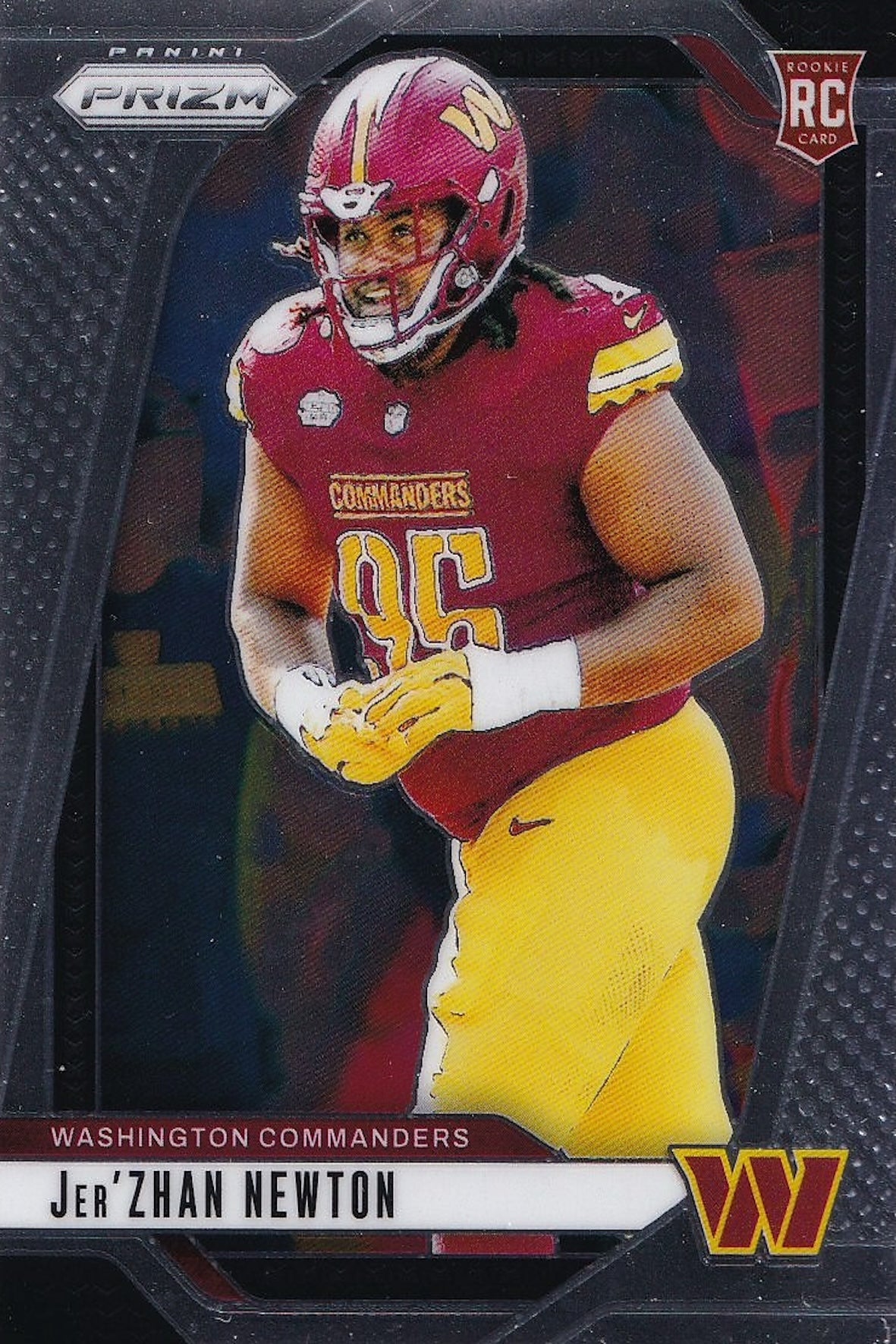 Jer'Zhan Newton Base Rookie (RC) Card #351 - 2024 Panini Prizm Football