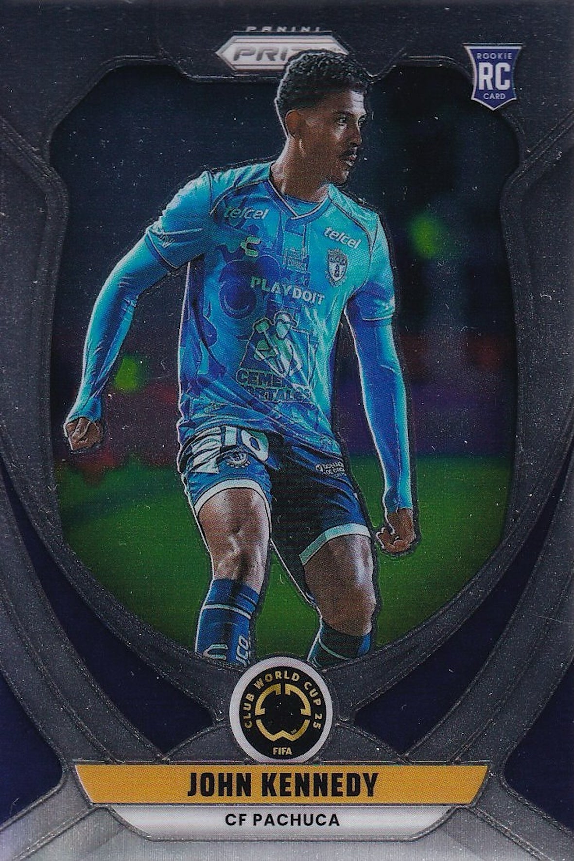 John Kennedy Rookie (RC) Card #113 - FIFA Club World Cup 25 (2025) - CF Pachuca