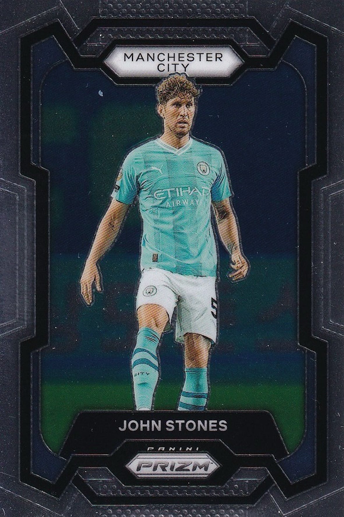 John Stones Base Card #8 - 2023-24 Panini Prizm Premier League Soccer - Manchester City