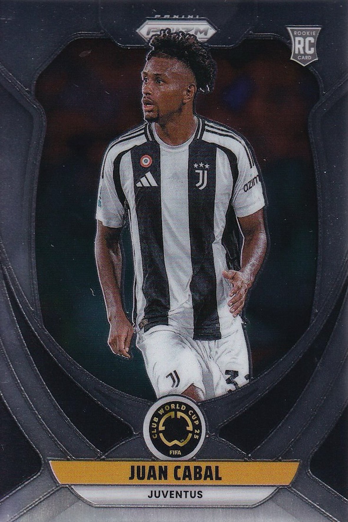 Juan Cabal Rookie (RC) Base Card #119 - Panini Prizm FIFA Club World Cup 25 (2025) - Juventus