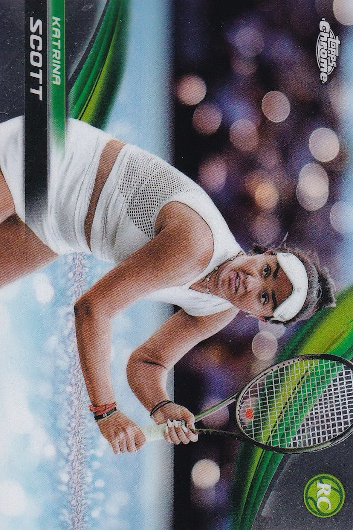 Katrina Scott Rookie (RC) Base Card #254 - Topps Chrome Tennis 2025
