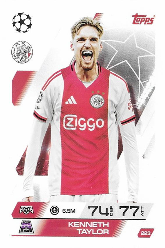 Kenneth Taylor Base Card #223 - Topps Match Attax 25/26 (2025/2026)