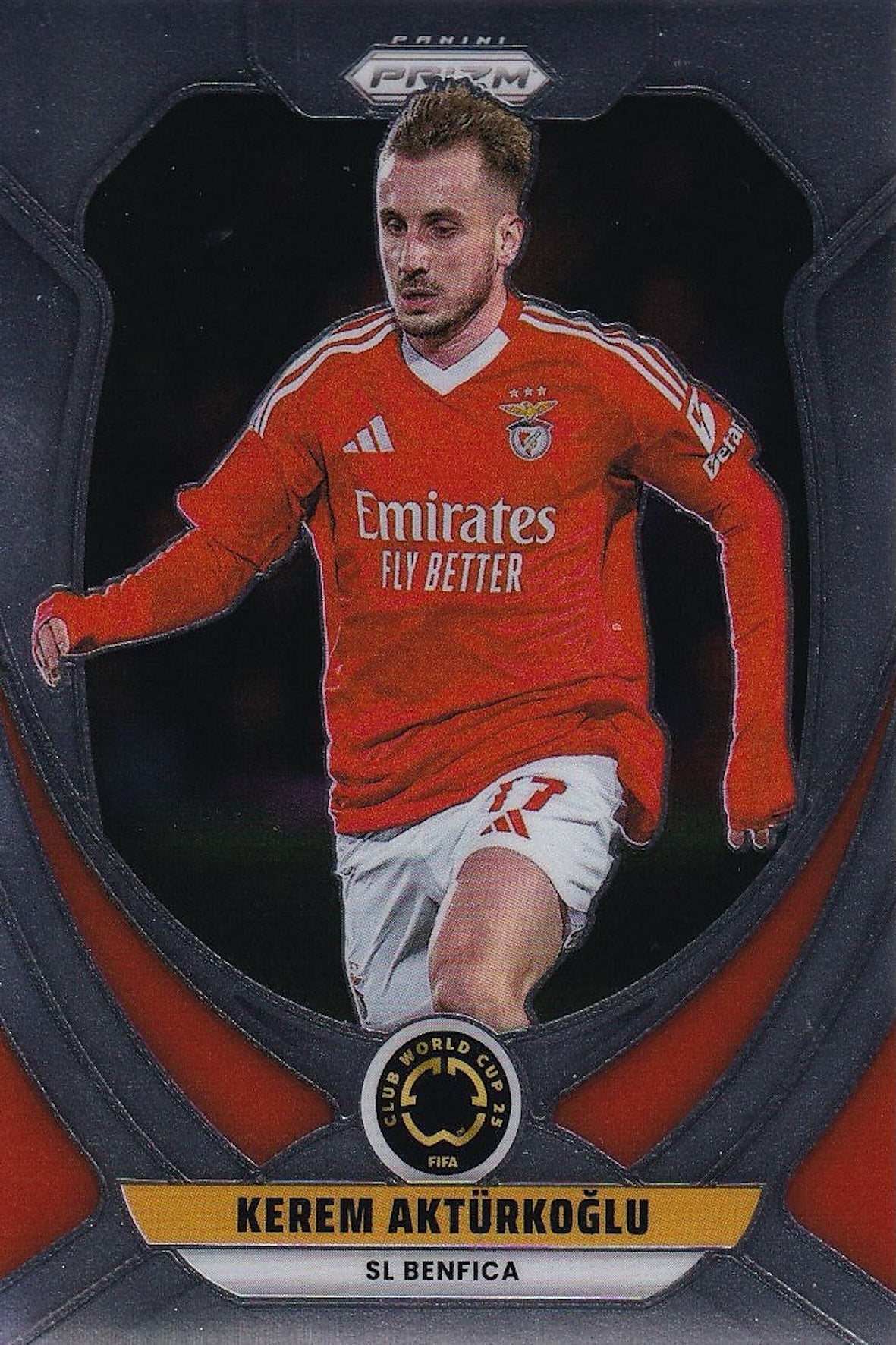 Kerem Akturkoglu Base Card #185 - Panini Prizm FIFA Club World Cup 25 (2025) - SL Benfica
