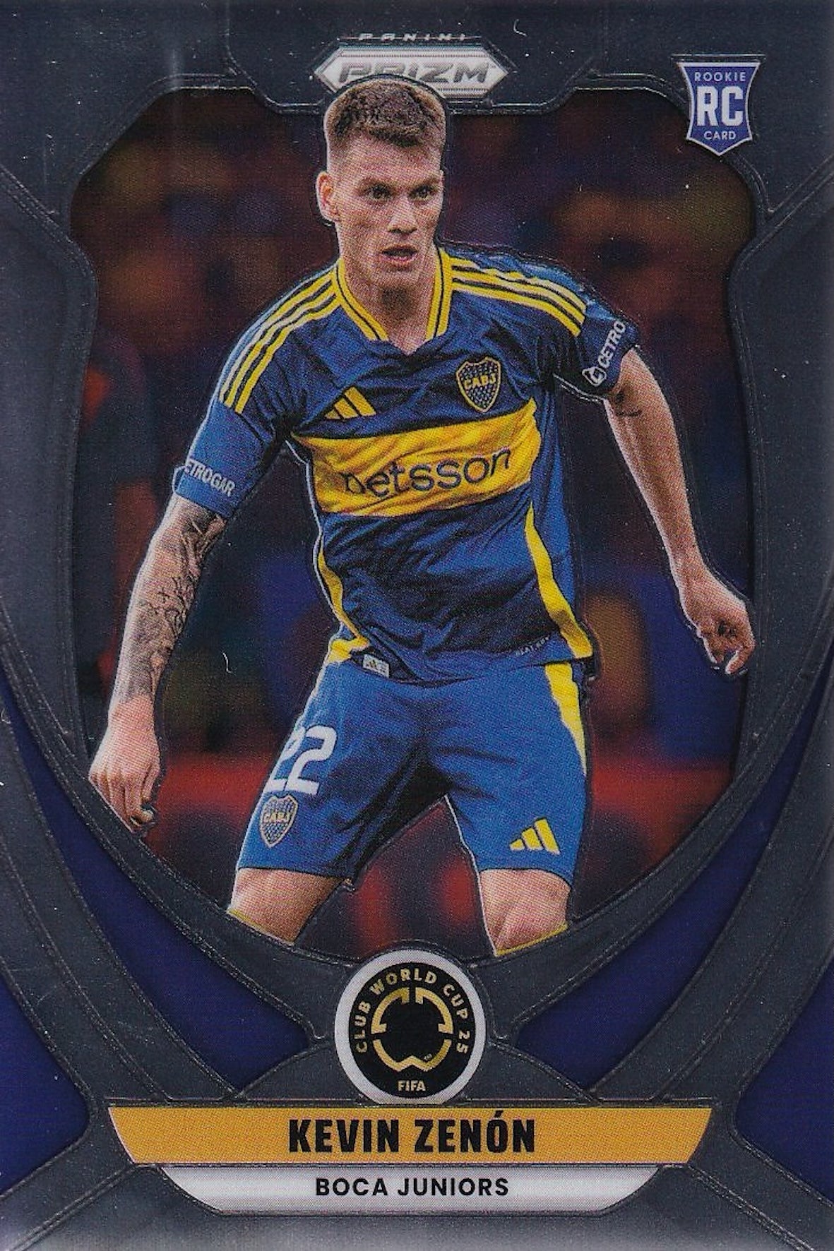 Kevin Zenon Rookie (RC) Base Card #39 - Panini Prizm FIFA Club World Cup 25 (2025) - Boca Juniors