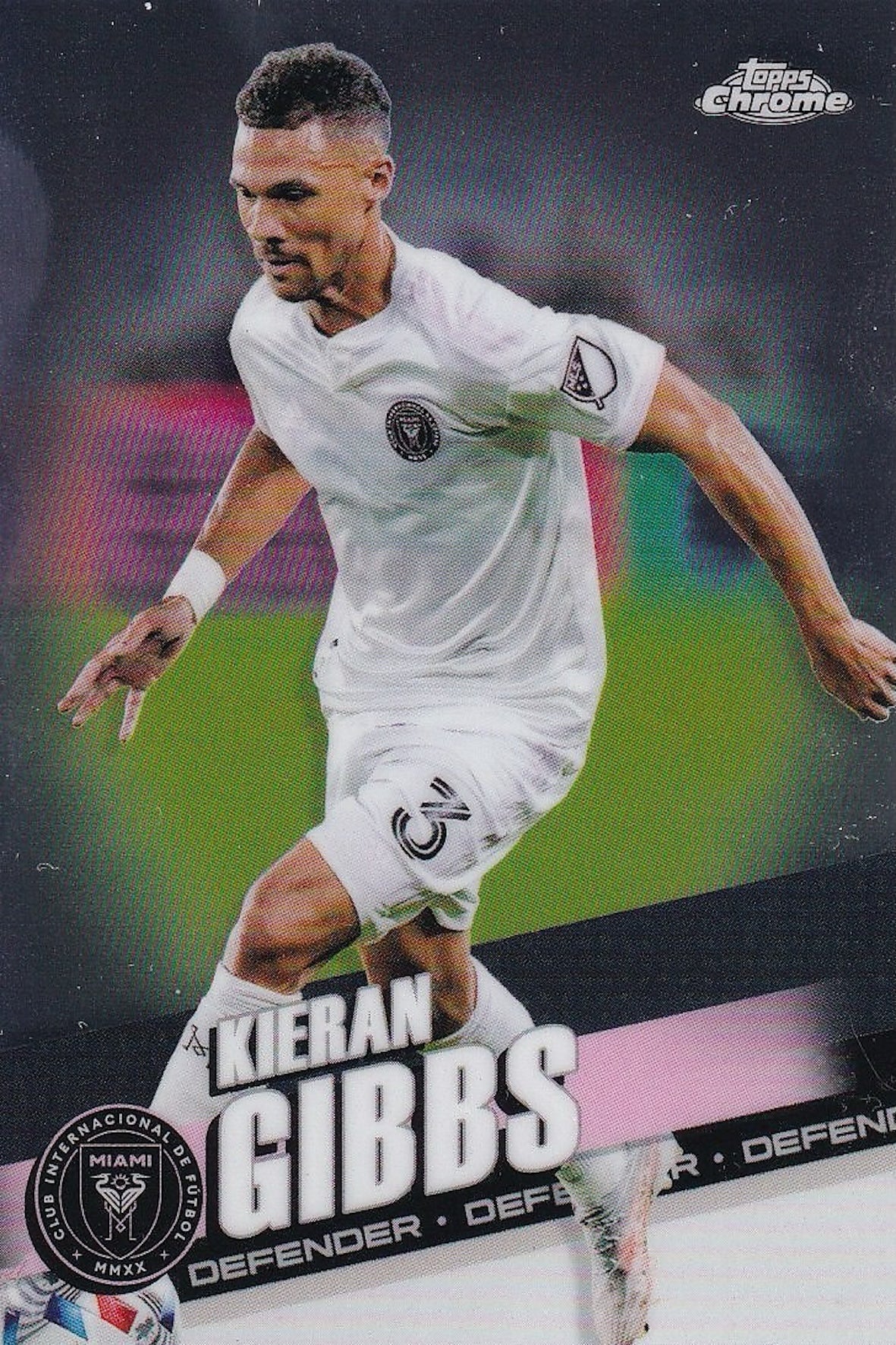 Kieran Gibbs Base Card #185 - Topps Chrome MLS 2022 - Inter Miami CF