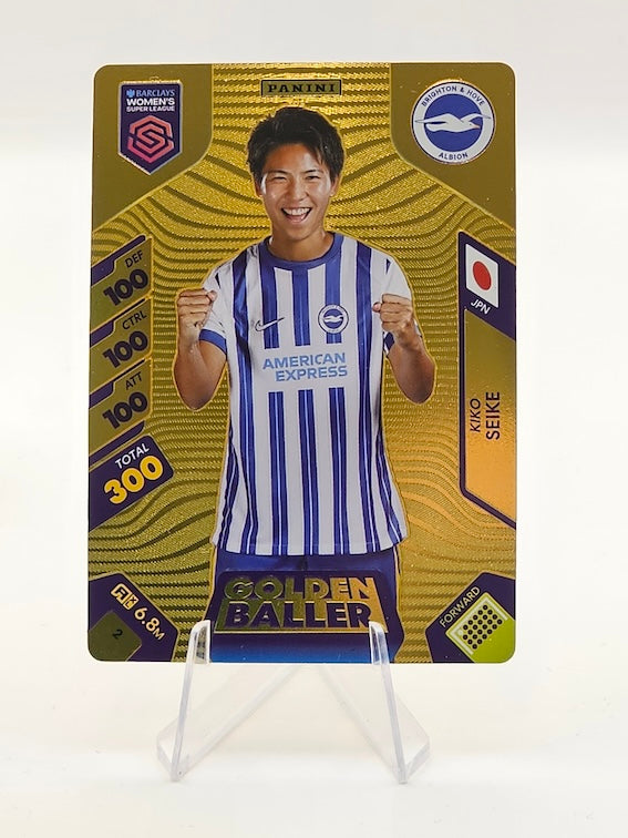 Kiko Seike Golden Baller #2 - WSL 2025 Women's Super League - Panini Adrenalyn XL - Brighton Hove Albion