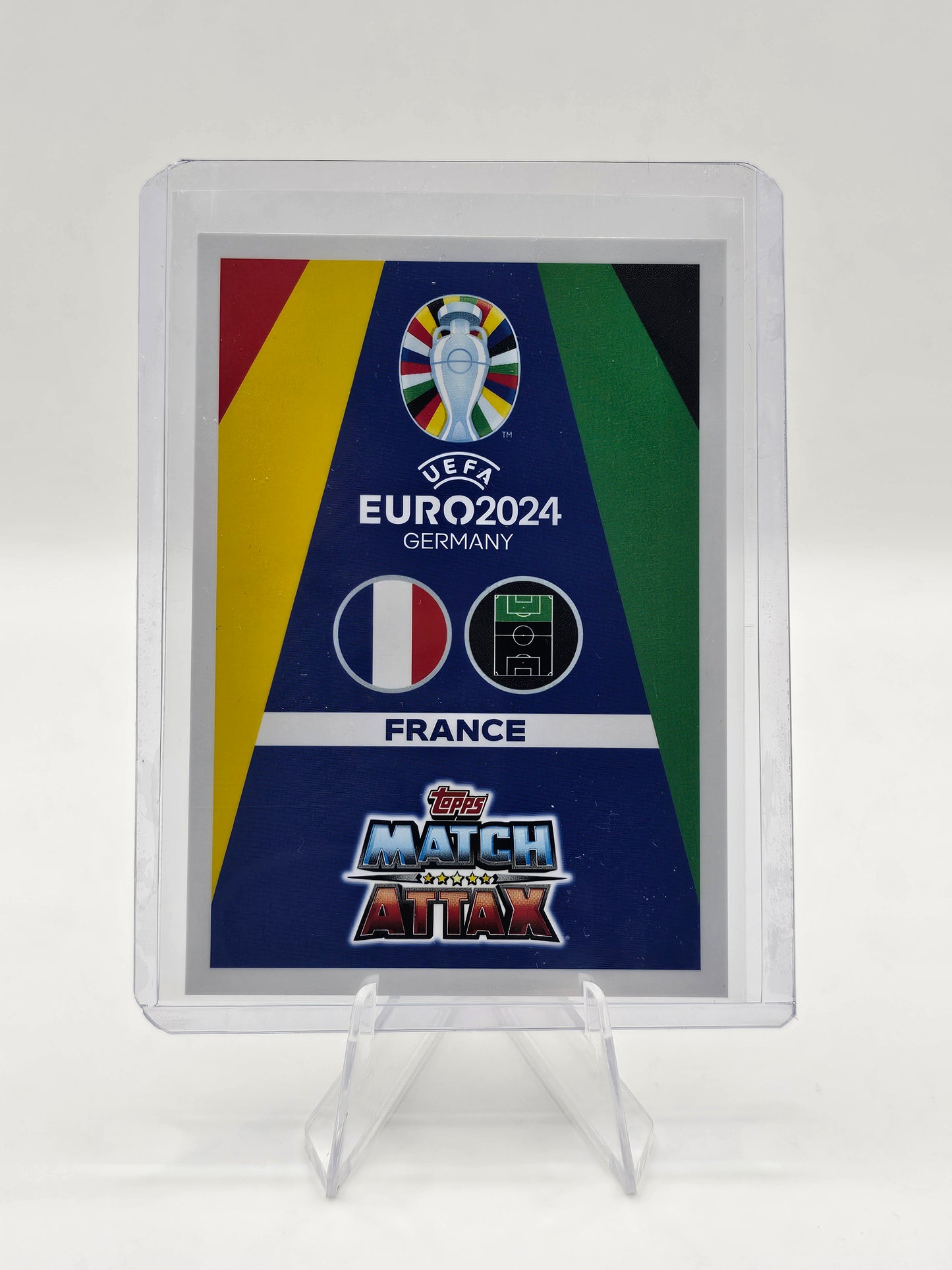 Kolo Muani Raw Talent Ultimate Stage Limited Edition Card No RT2 - Topps Match Attax Euro 2024 (Rear)