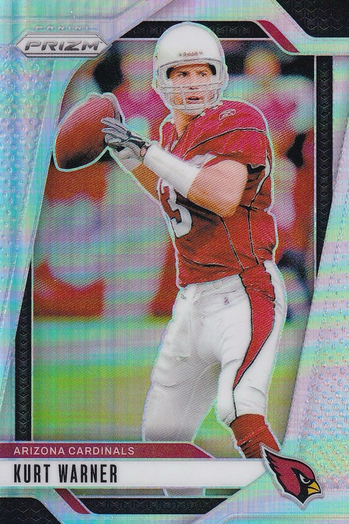 Kurt Warner Base Card #8 - 2024 Panini Prizm Football | Arizona Cardinals